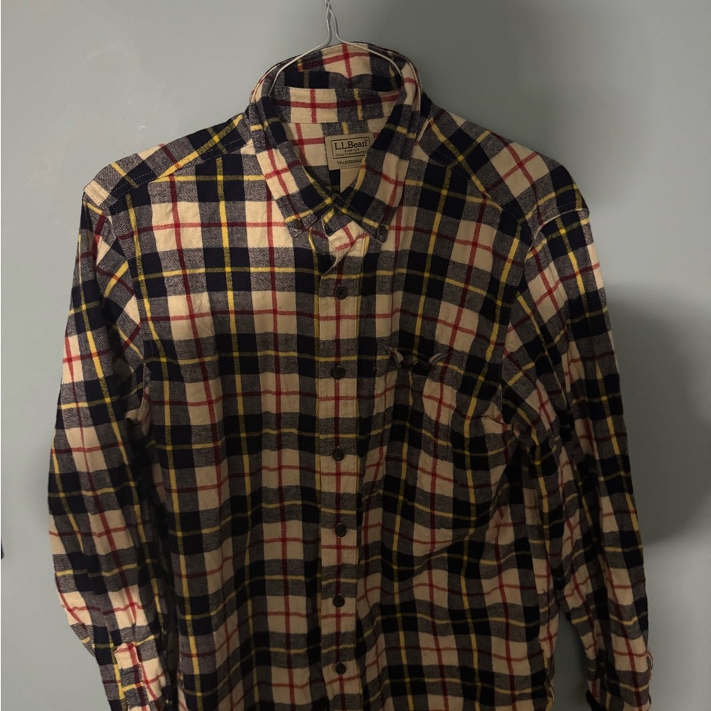 L.L. Bean Men's Multicolor Plaid Shirt